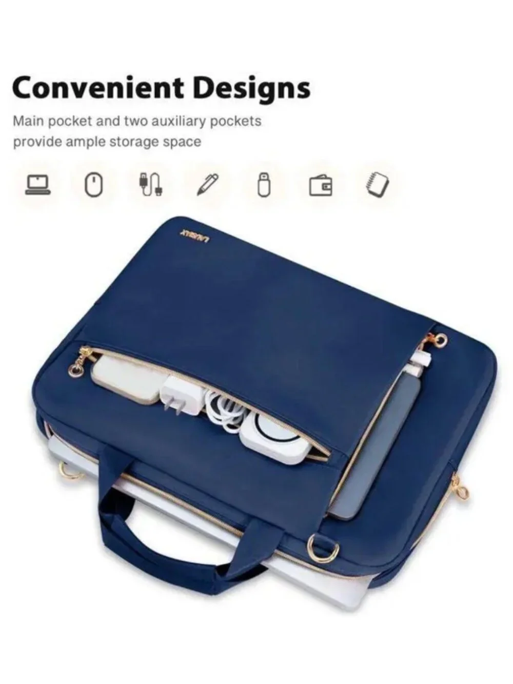 Lausiax navy gold